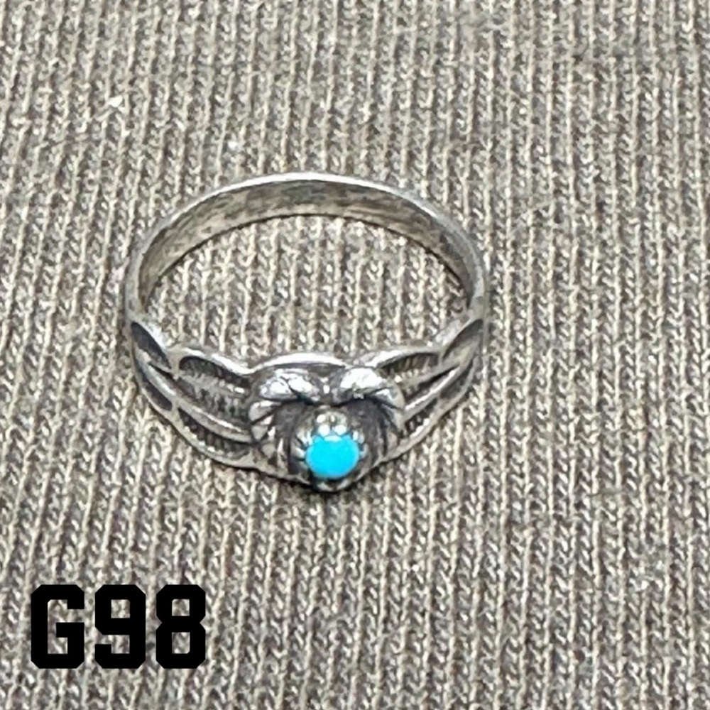 Vintage Bell Trading Post Sterling Silver Kids Ring – Size 2.  G98